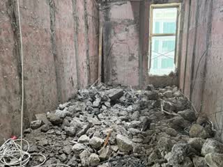 Демонтаж железобетонного массива